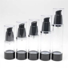 Kosmetisk plast luftfri flaska