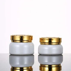 30G pärlvitt glaskrämburk