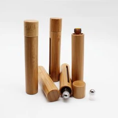 8ml 10ml Bamboo Glass Roller Bottle